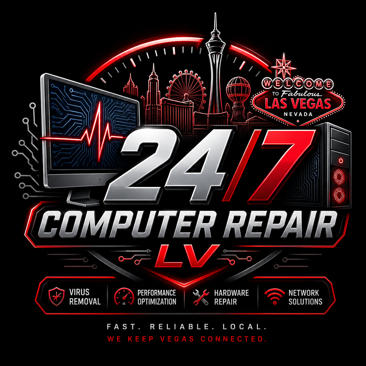 24/7 Computers LV Logo